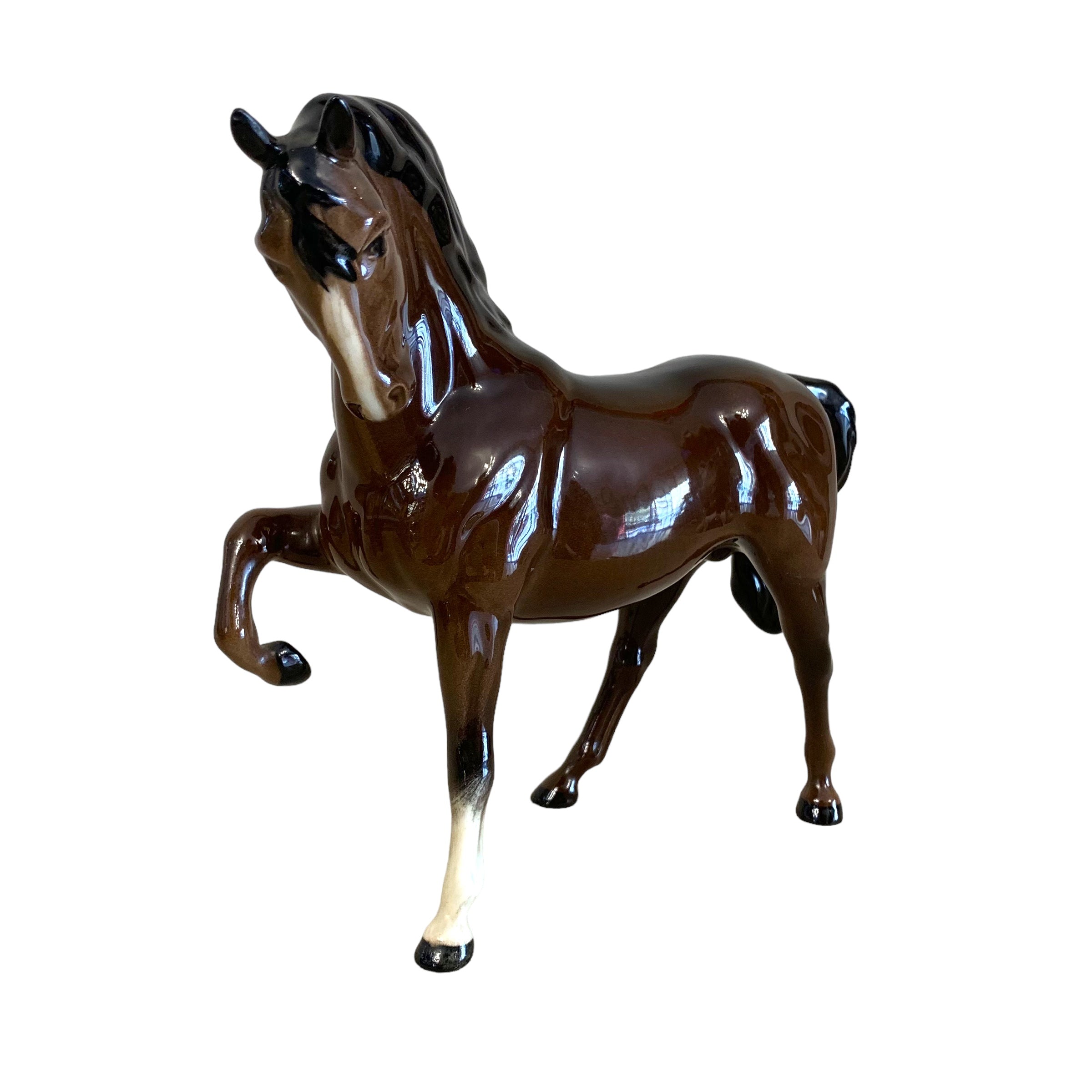 Caballo de porcelana inglesa Royal Doulton. SXX