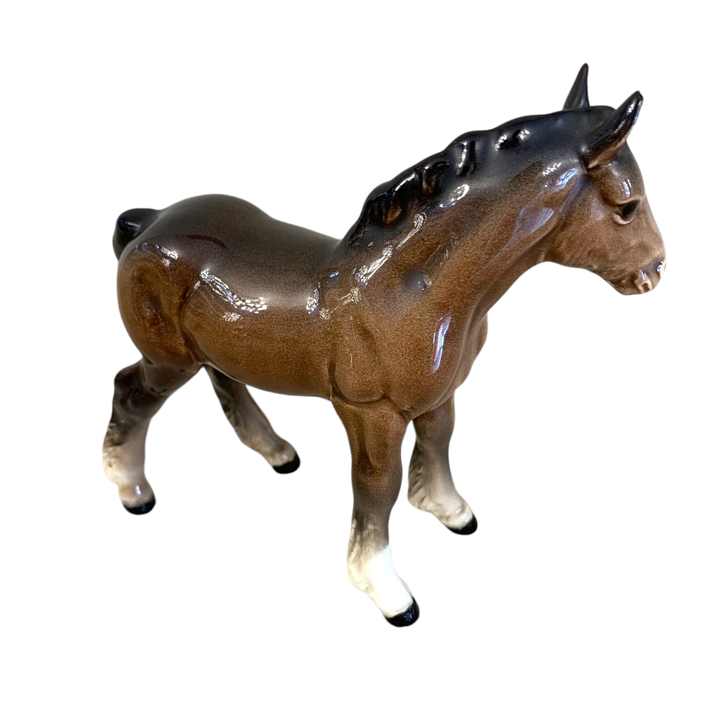 Par de caballos de porcelaan ingelsa Beswick. SXX