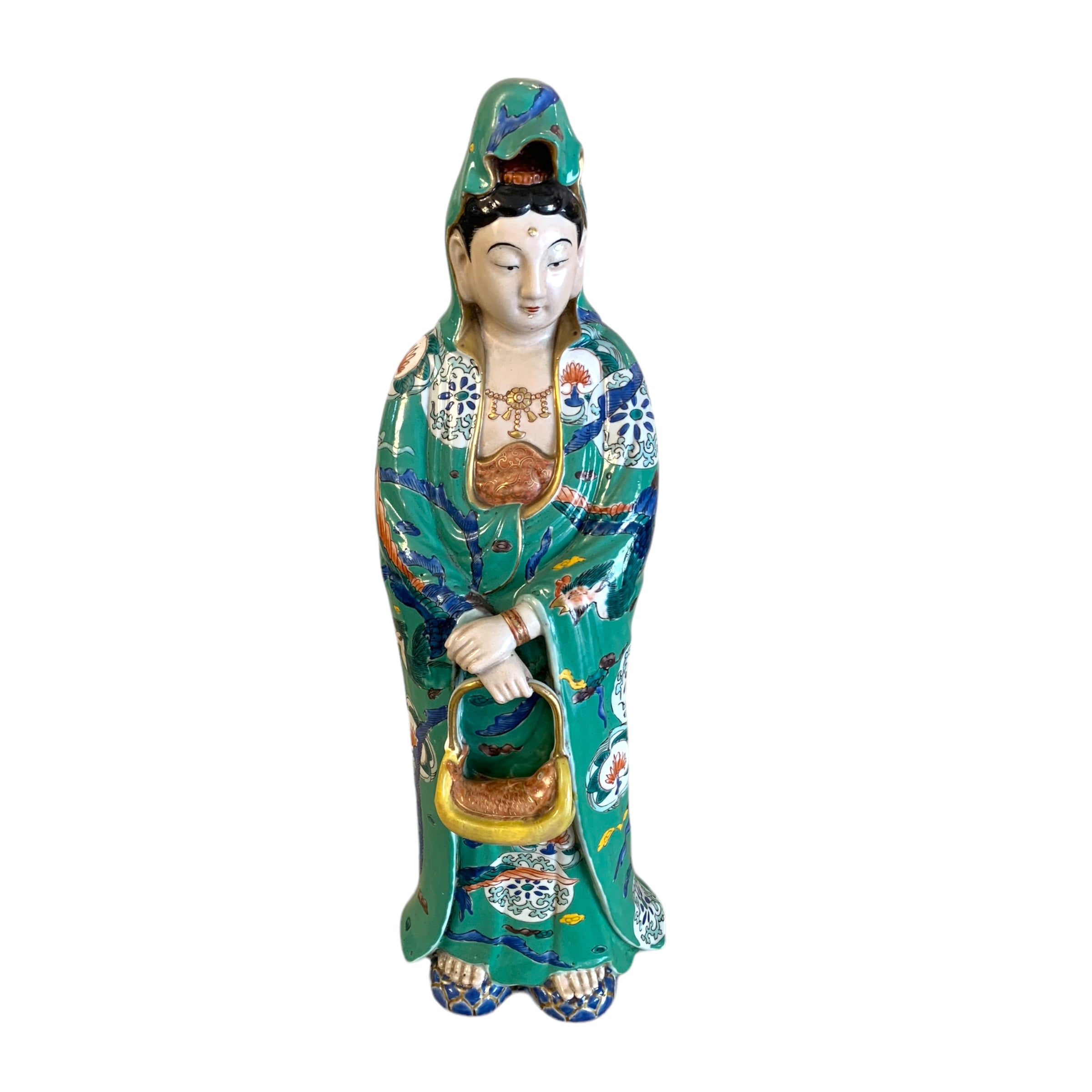 Dama de la corte japonesa con kimono. SXIX Meiji