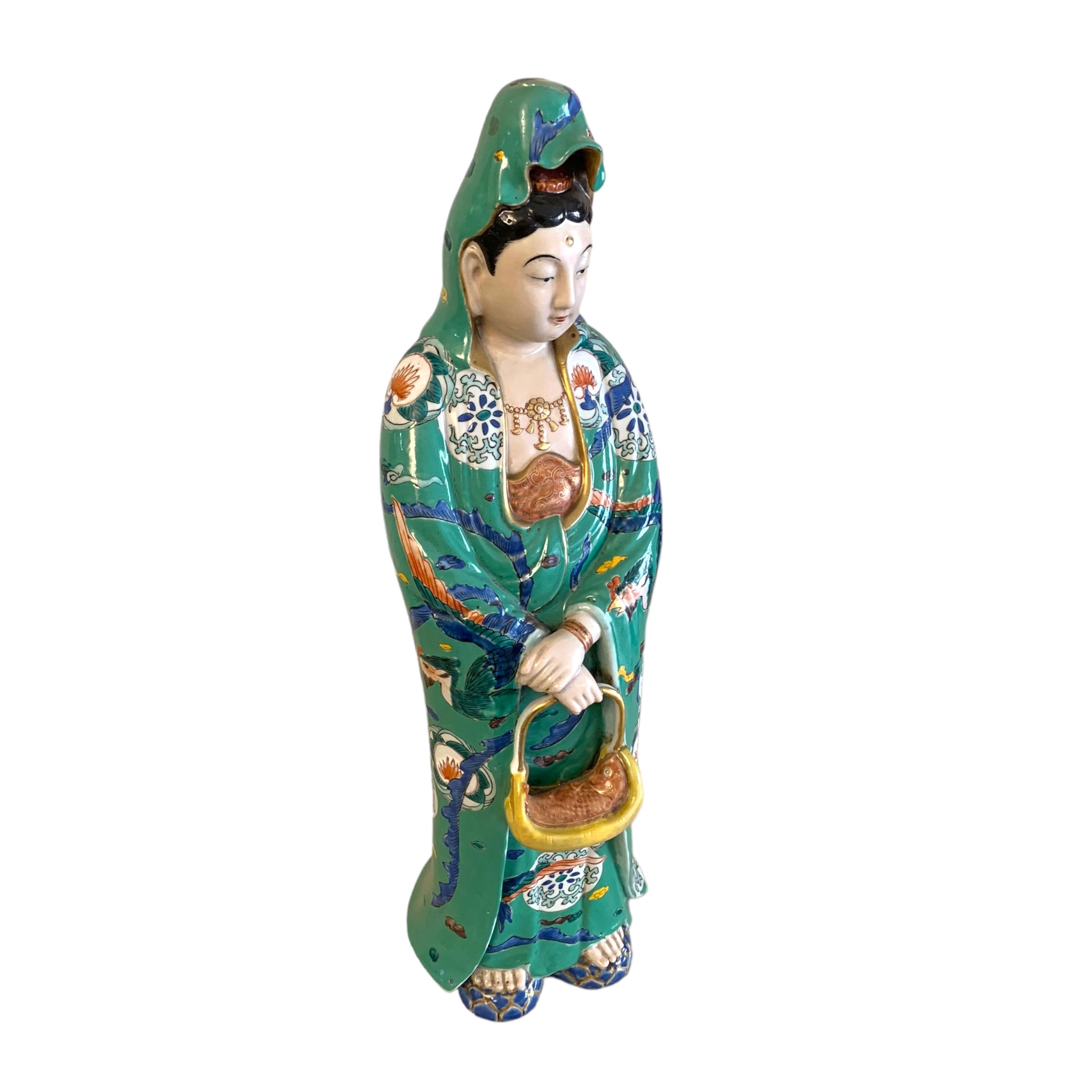 Dama de la corte japonesa con kimono. SXIX Meiji