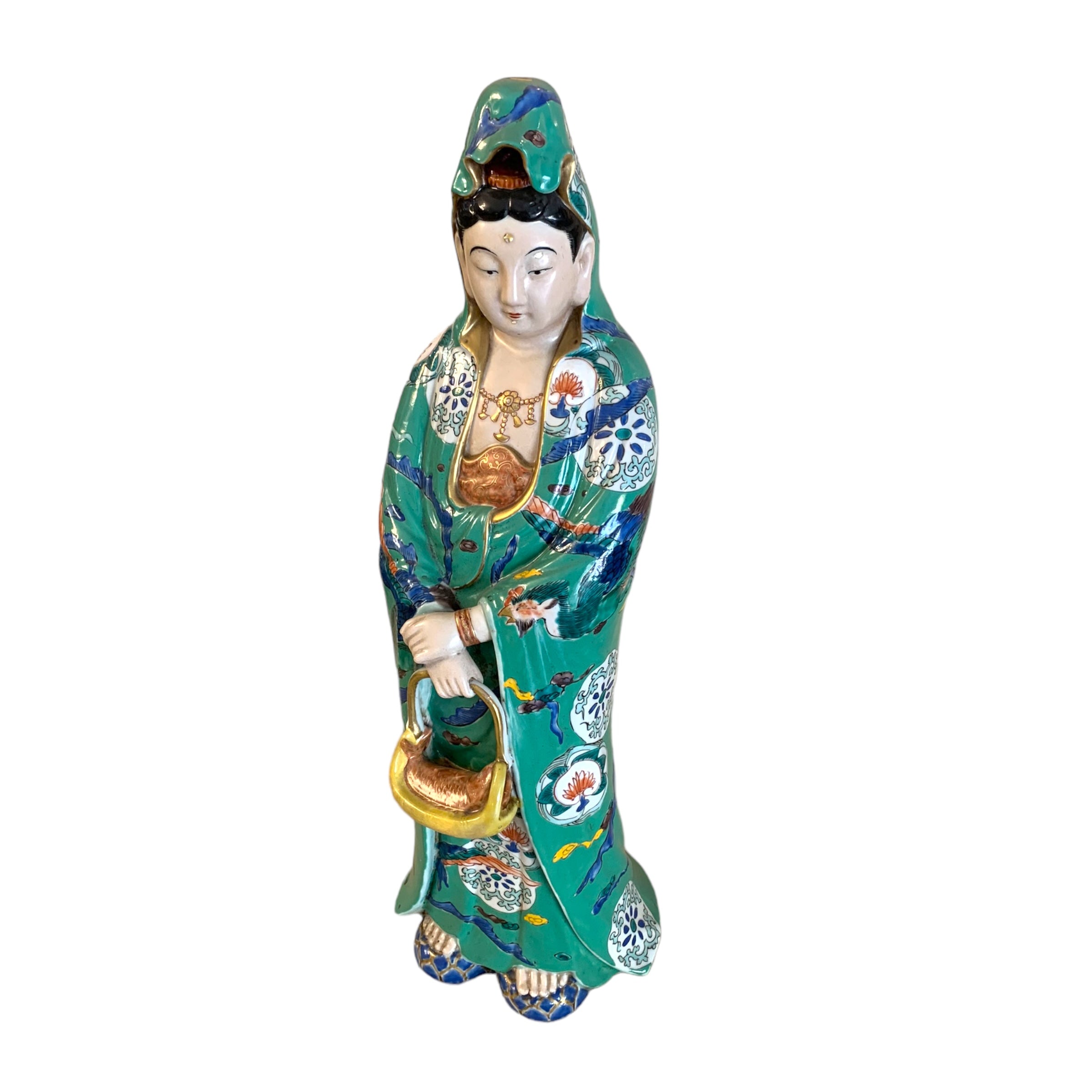 Dama de la corte japonesa con kimono. SXIX Meiji