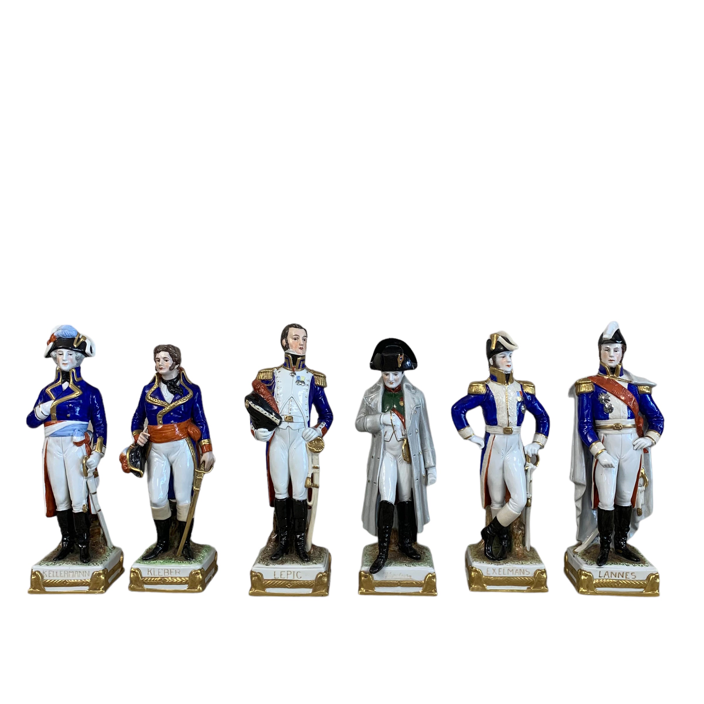 Napoleón y sus mariscales. Firmado Scheibe Alsbach. SXX