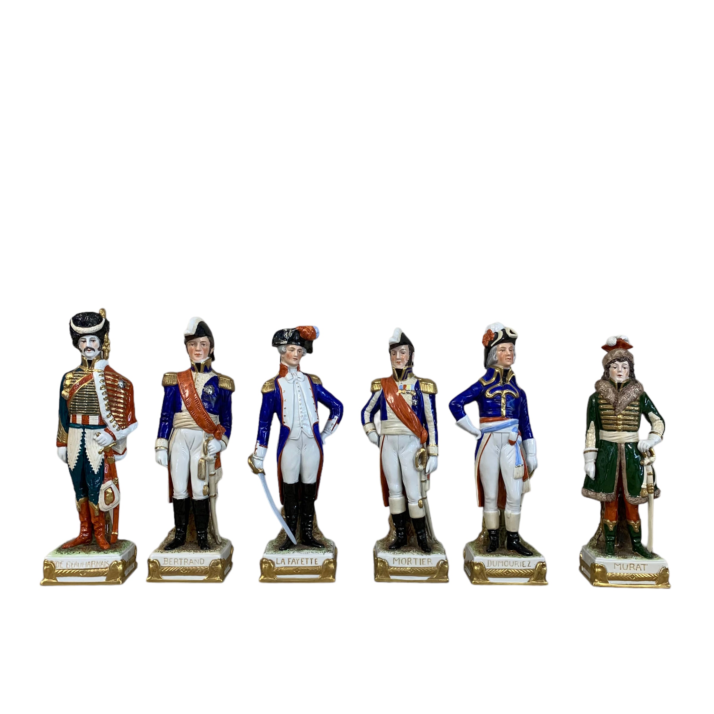 Napoleón y sus mariscales. Firmado Scheibe Alsbach.  SXX