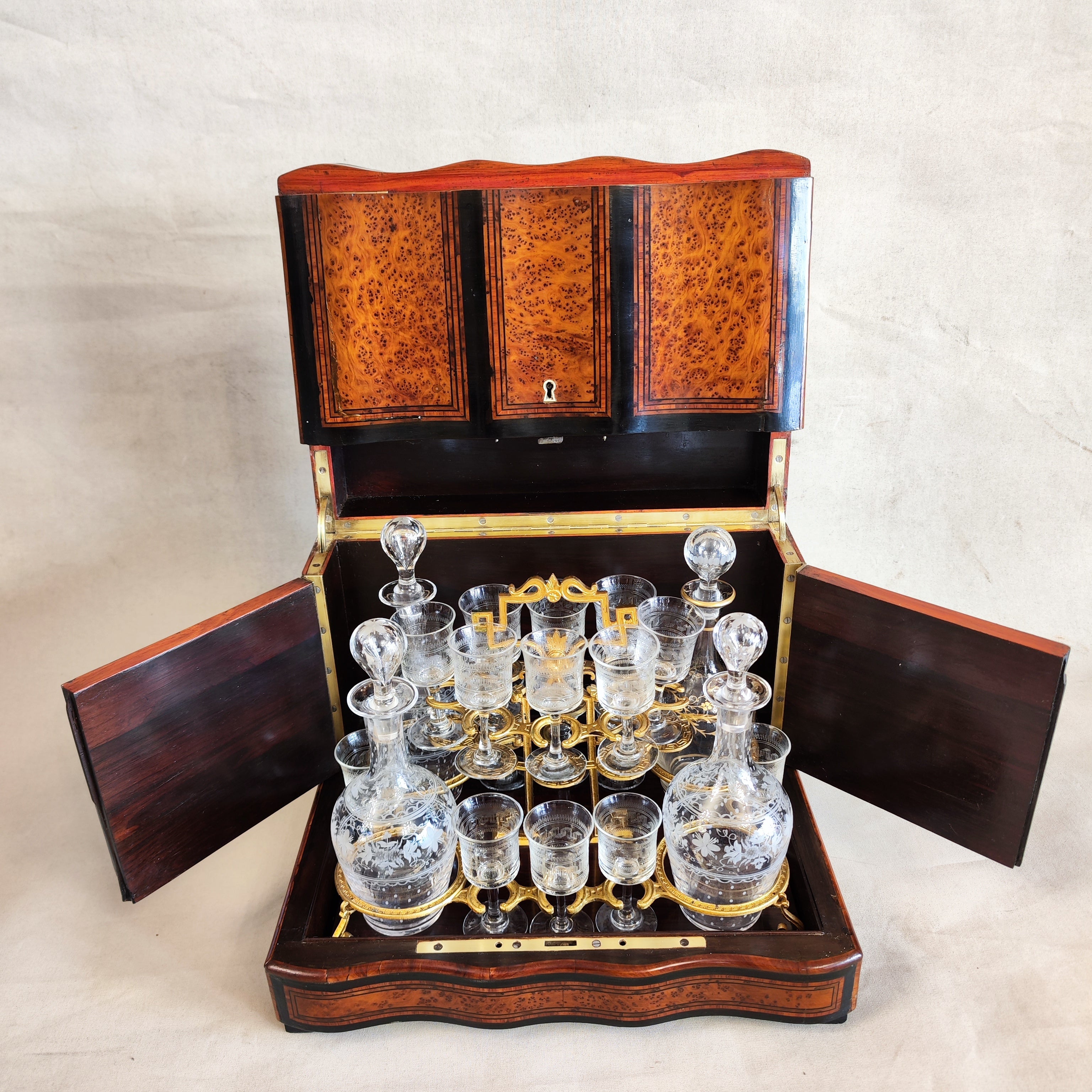 Cava licor francesa Epoca Napoleon III. Francia SXIX