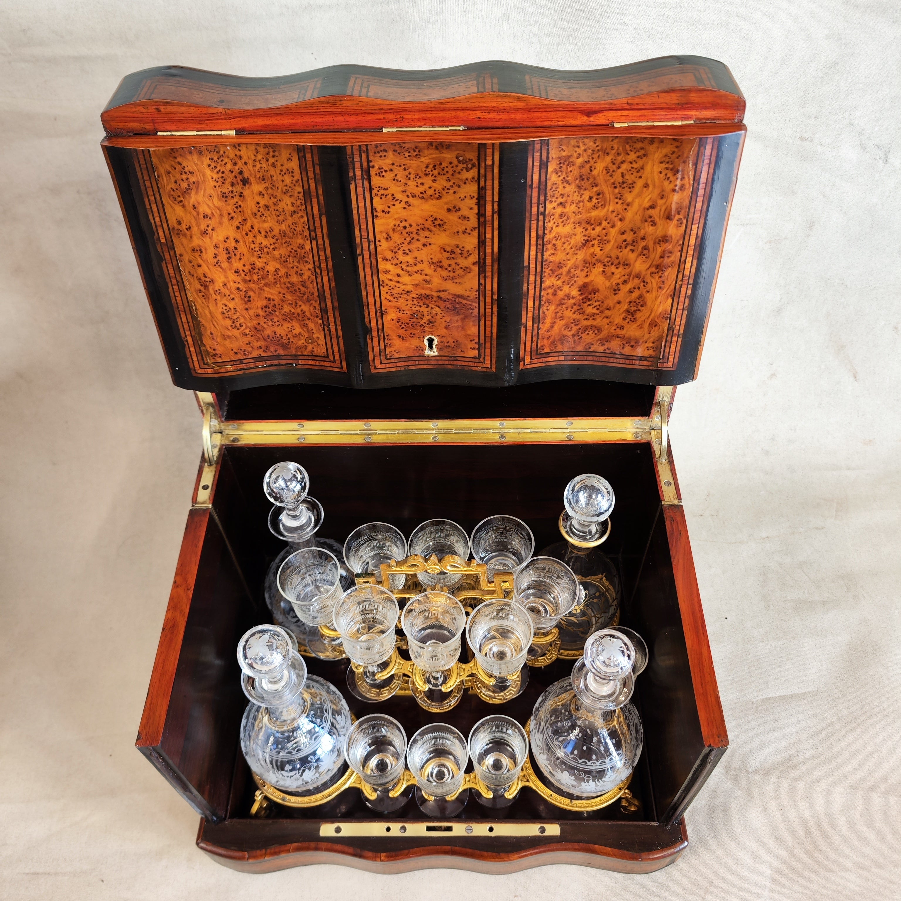 Cava licor francesa Epoca Napoleon III. Francia SXIX