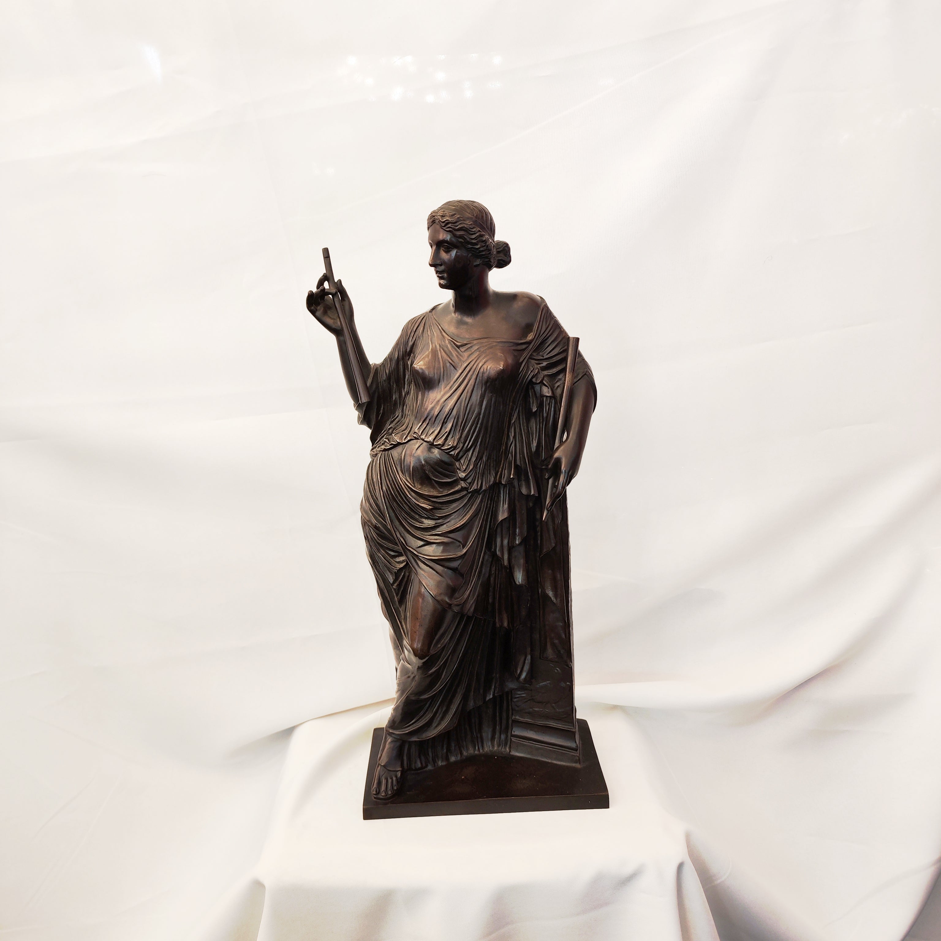 Escultura de Euterepe Firmada BARBEDIENNE y COLLAS. Francia SXIX