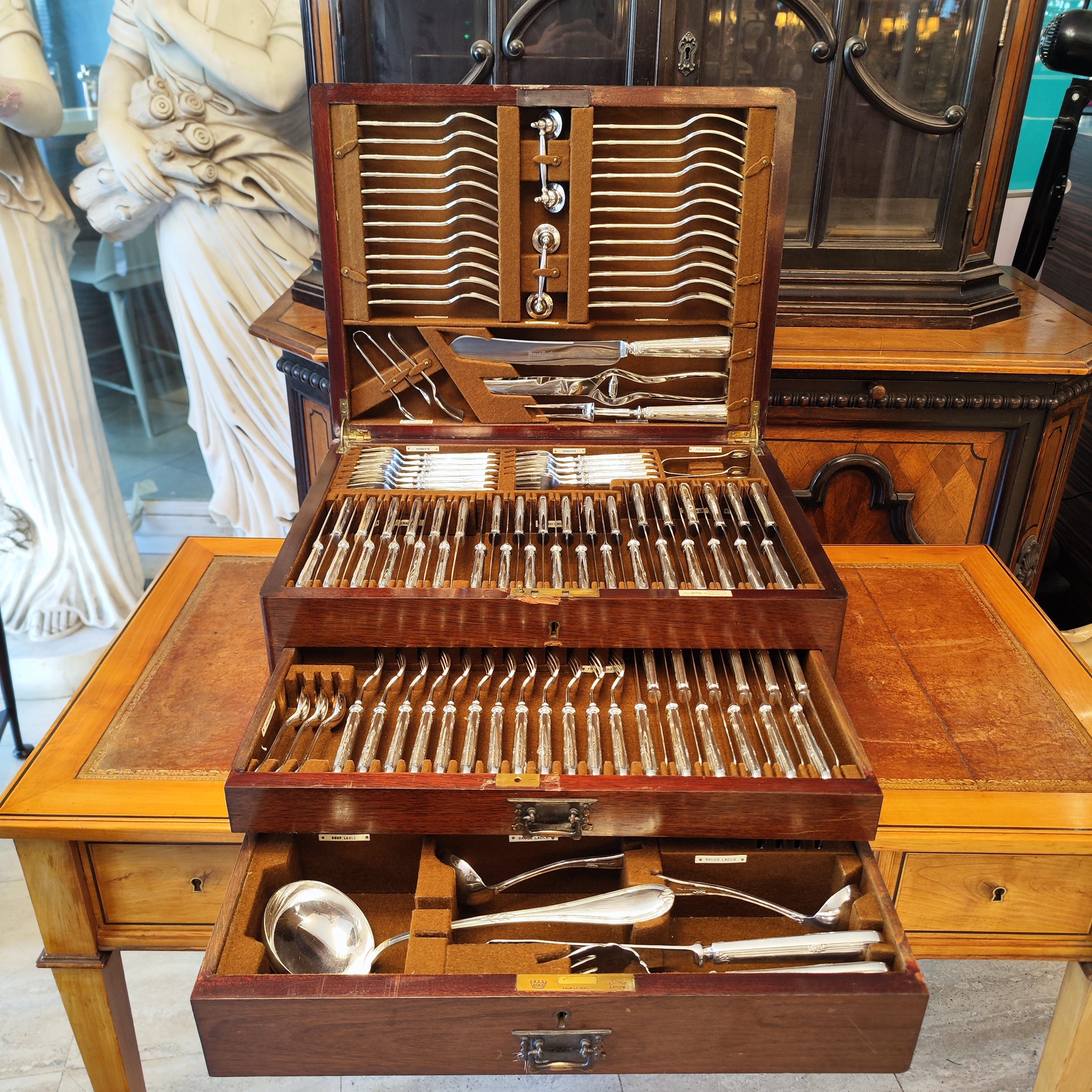 Espectacular cuchillería Inglesa Walk & Hall Sheffield de plaque. Londres SXX