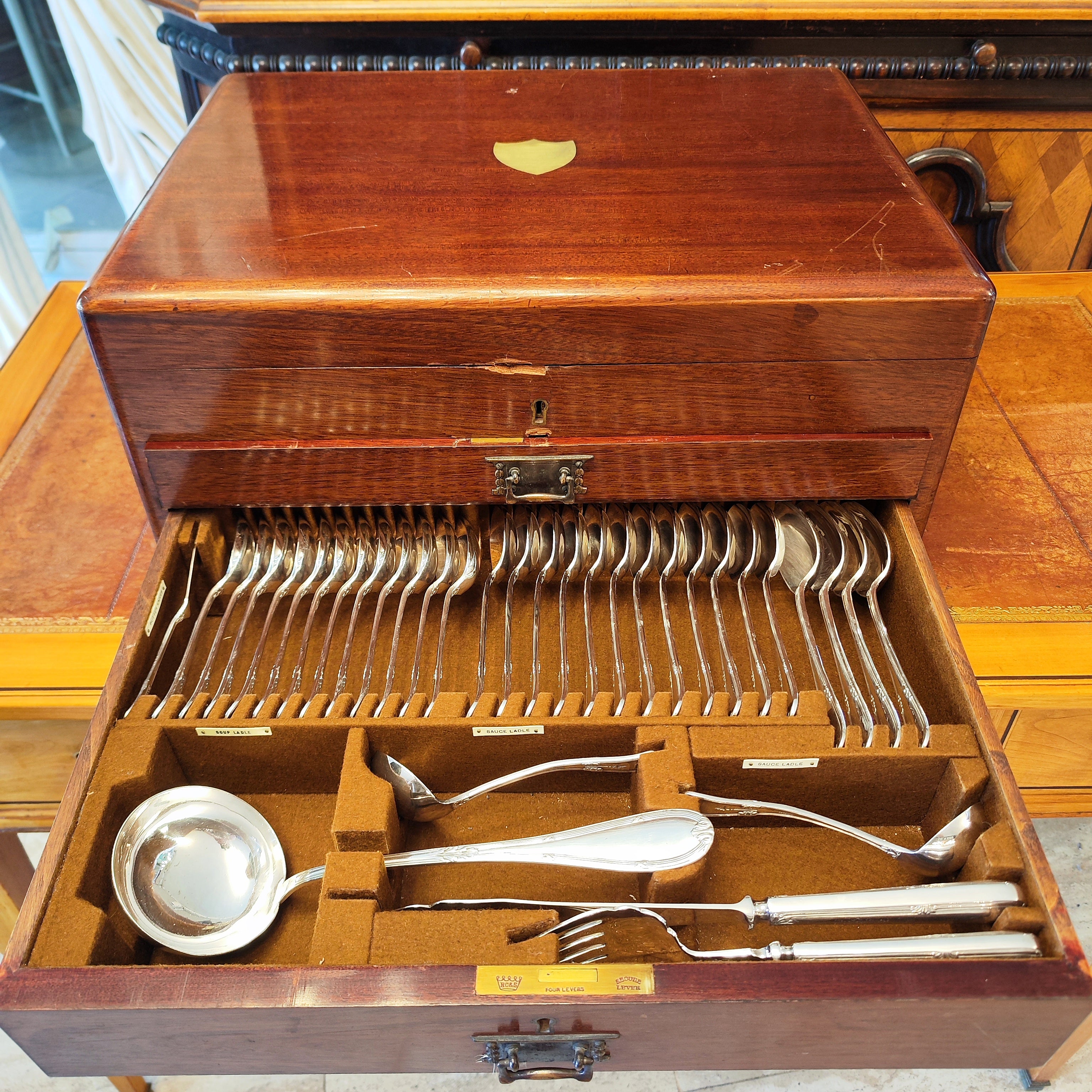 Espectacular cuchillería Inglesa Walk & Hall Sheffield de plaque. Londres SXX