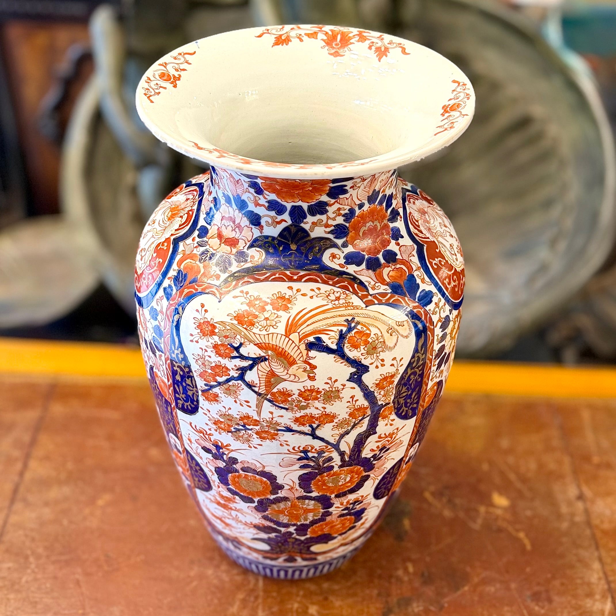 Gran Jarrón japones Imari periodo Edo. Japón SXVIII