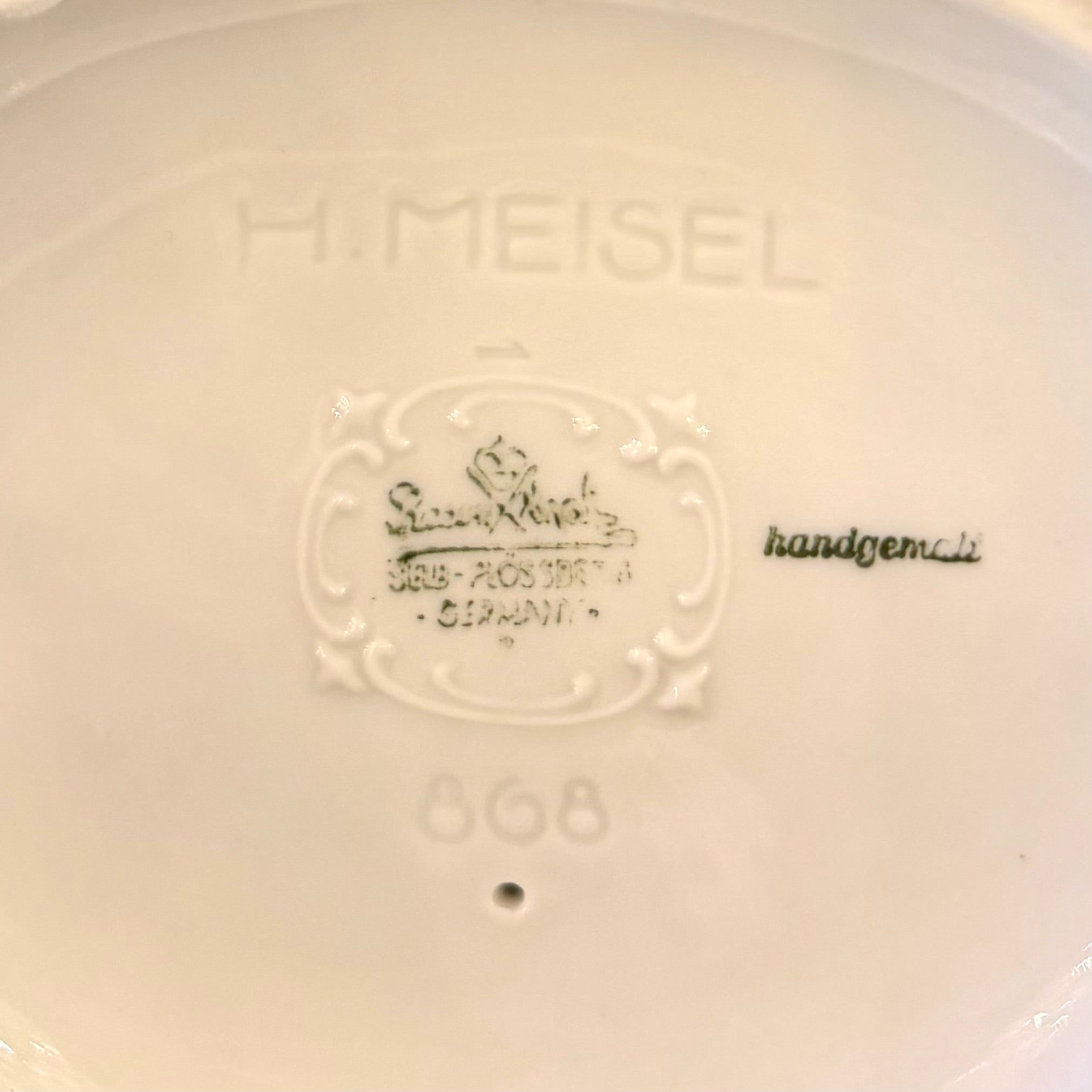 Garza porcelana alemana Rosenthal. Alemania SXX