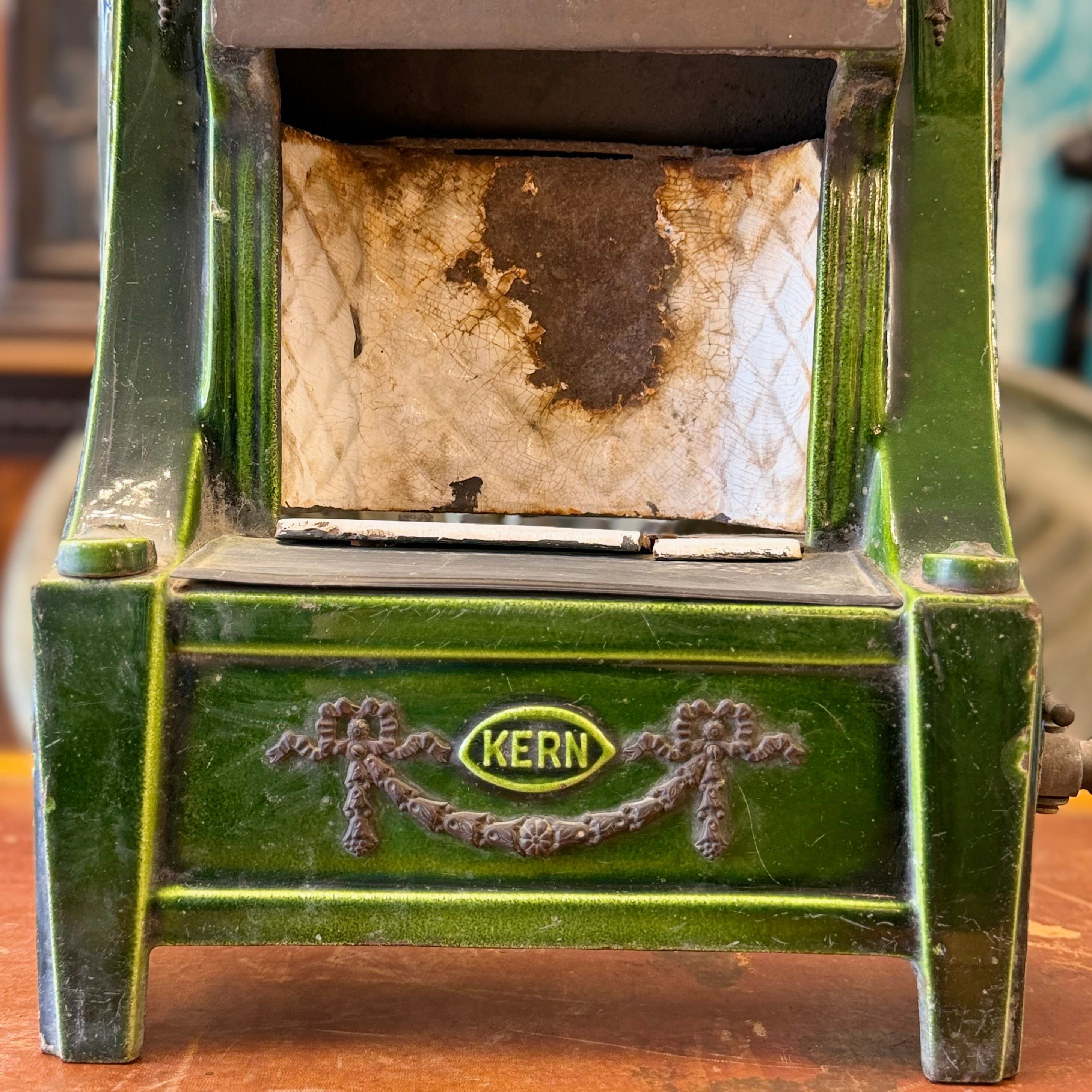 Estufa Victoriana a gas Welsbach-Kern. Inglaterra SXIX