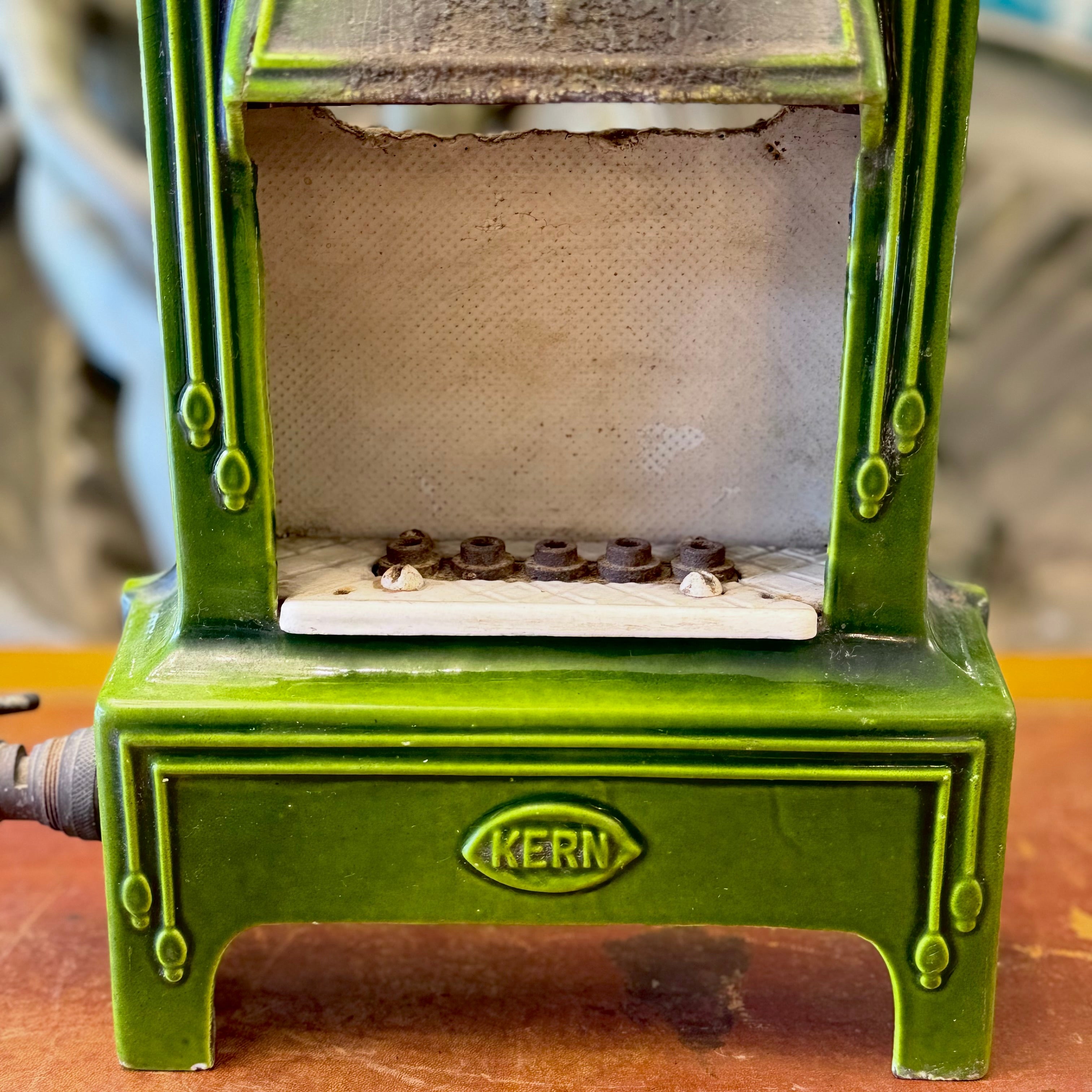 Estuga gas de fierro fundido Welsbach-Kern. Inglaerra SXIX