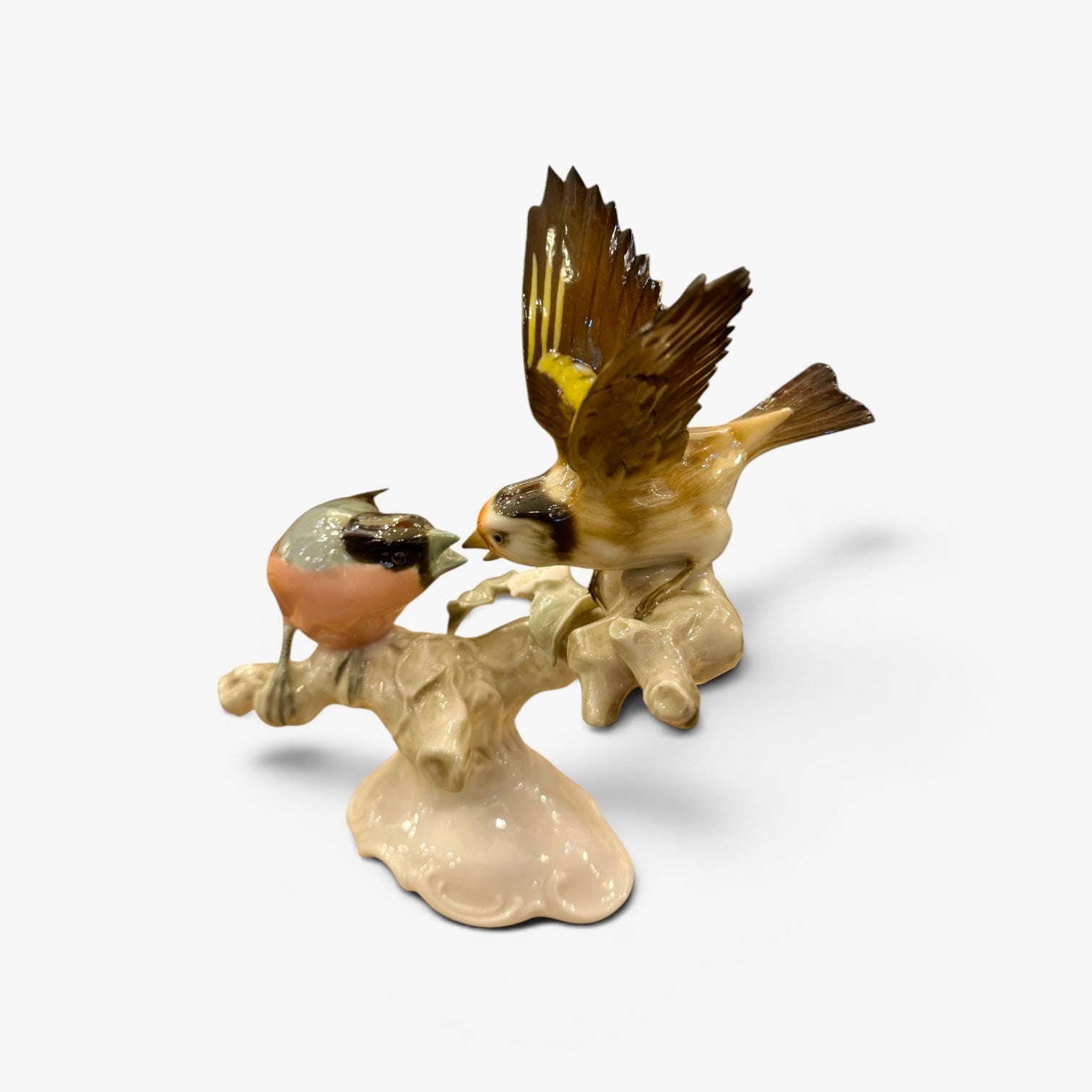 Figuras pájaros porcelana alemana Hutschenreuther. Alemania SXX