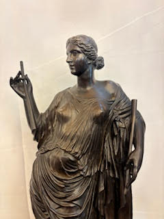 Escultura de Euterepe Firmada BARBEDIENNE y COLLAS. Francia SXIX