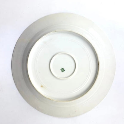 Magnifica vajilla de porcelana francesa Limoges de margaritas. Francia SXIX