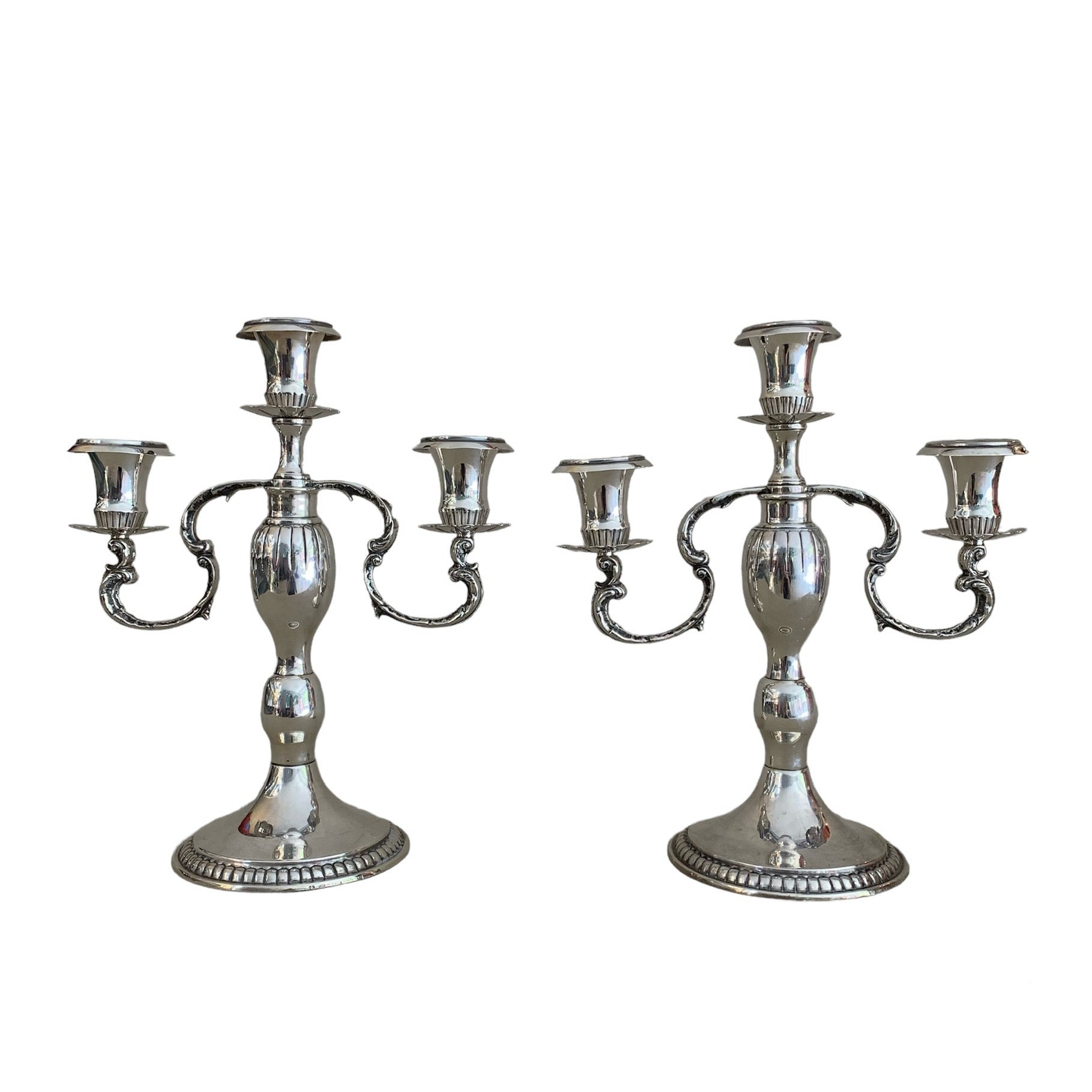 Par de candelabros chilenos SXX