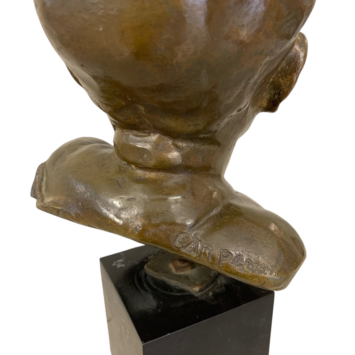 Busto bronce francés firmado. SXIX