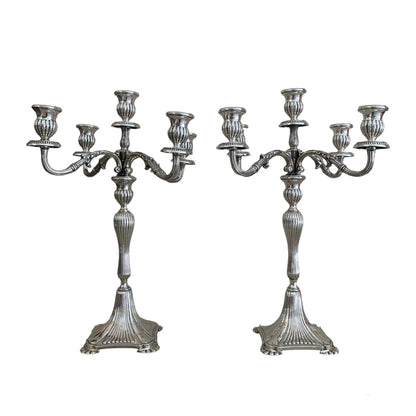 Par de candelabros portugueses SXX