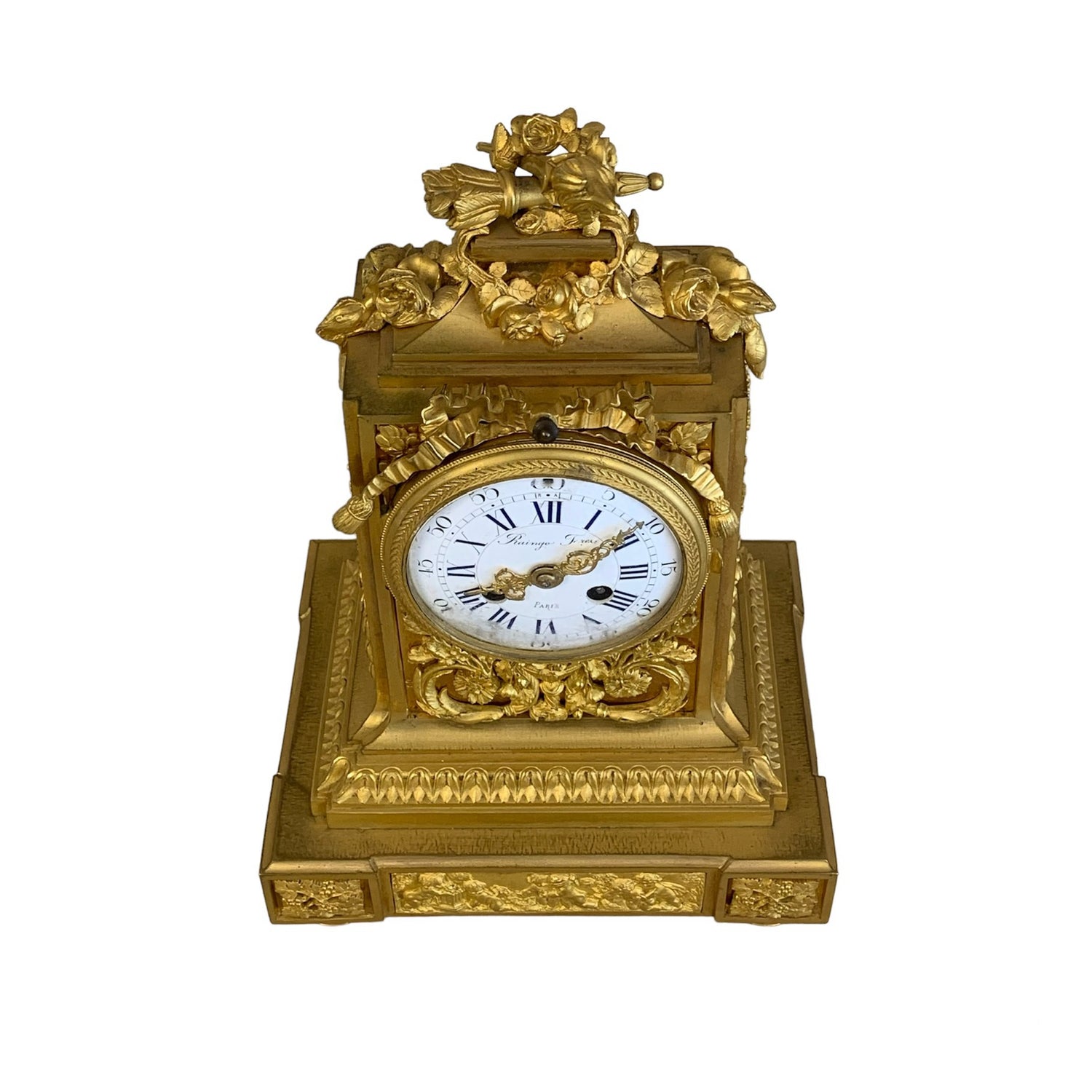 Reloj de bronce época Napoléon III