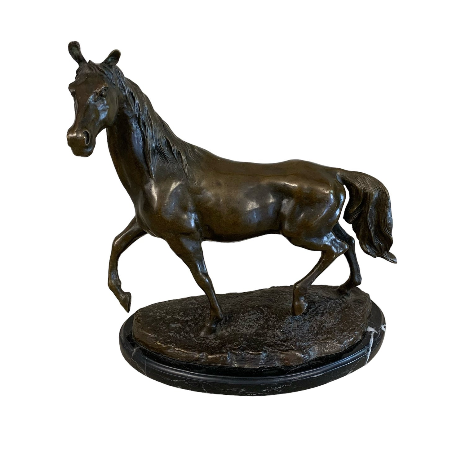 Caballo de bronce firmado J. Mene. SXIX