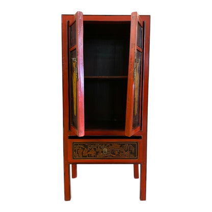 Par de gabinetes chinos laqueados. China. SXIX