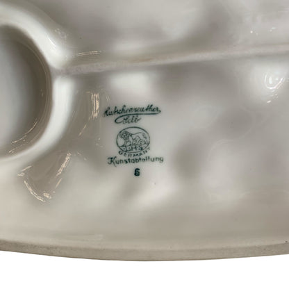 Figura alemana Hutschenreuther porcelana &quot;ciervo y perro&quot; SXX