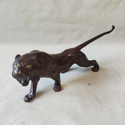 Tigre en bronce MEIJI JAPON. SXIX