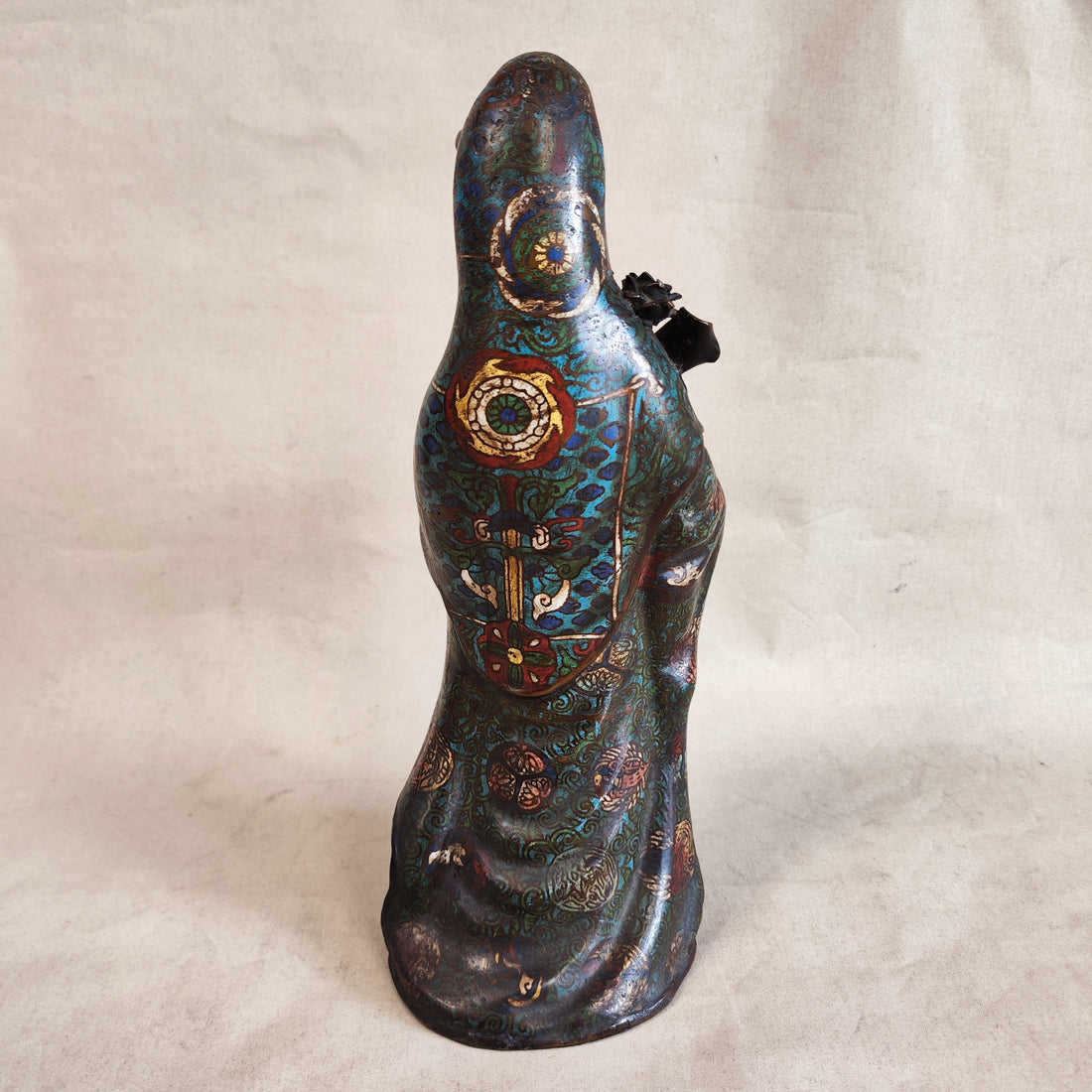 Figura cloissone japones. Época Meiji. SXIX