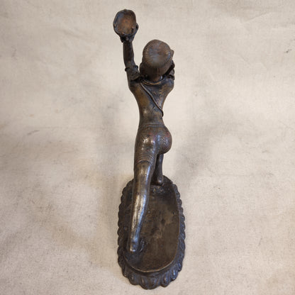 Bronce tailandes Apsara. SXIX