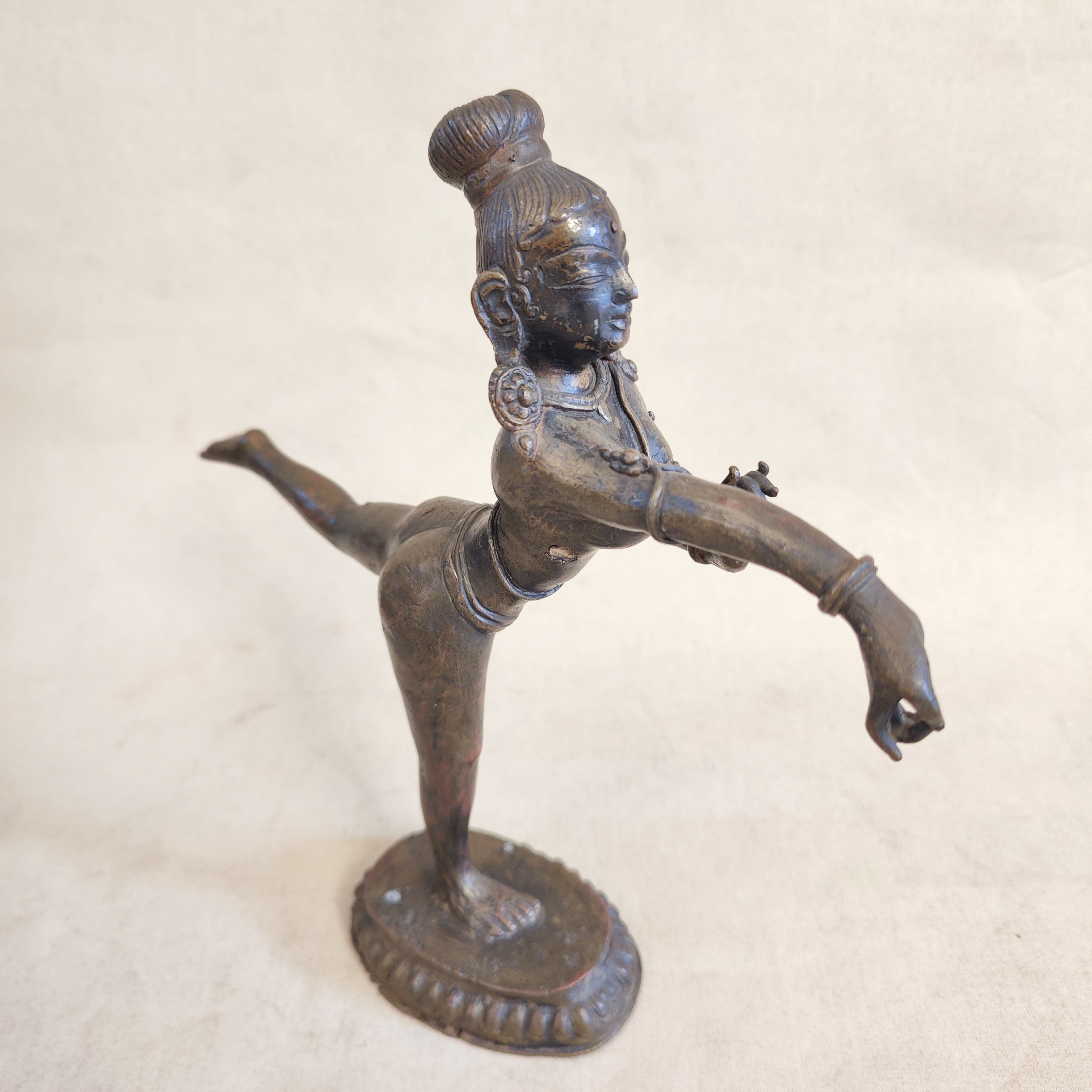 Bronce Tailandes Apsara. SXIX