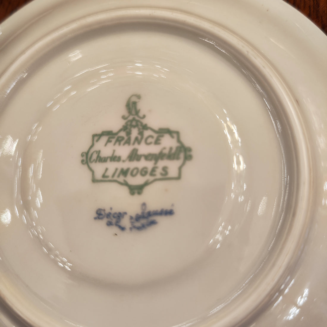 Juego de porcelana pára cafe Limoges Charles Ahrenfaldt. Francia 1920