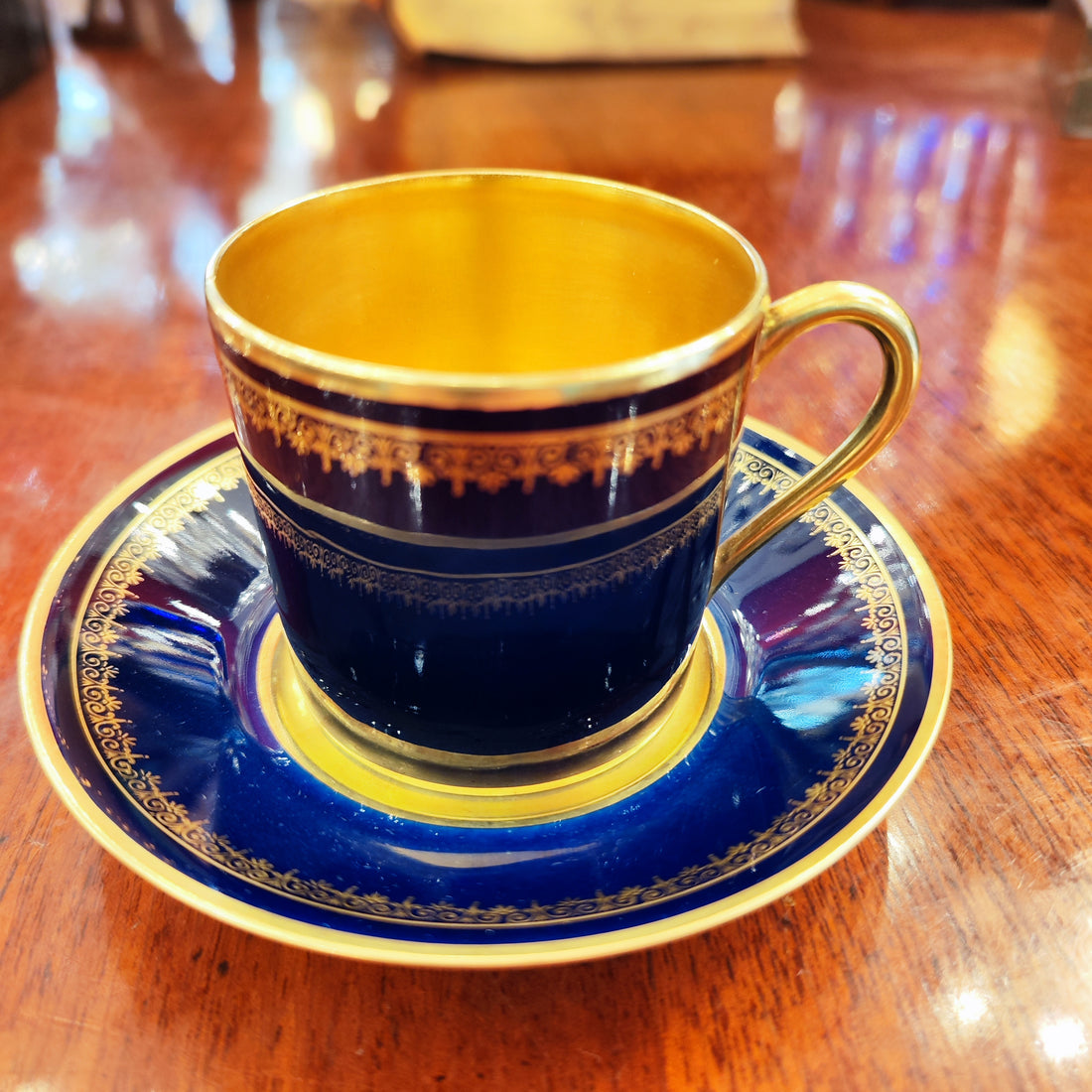 Taza de cafe Limoges Ribes Cambray Paris. Francia SXX