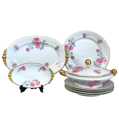 Vajilla de porcelana francesa Limoge &quot;B&amp;B FRANCIA PARÍS&quot; SXX