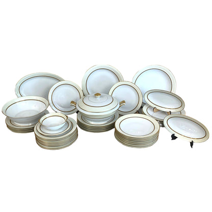 Vajilla de porcelana francesa Limoge "CHASTAGNER" SXX