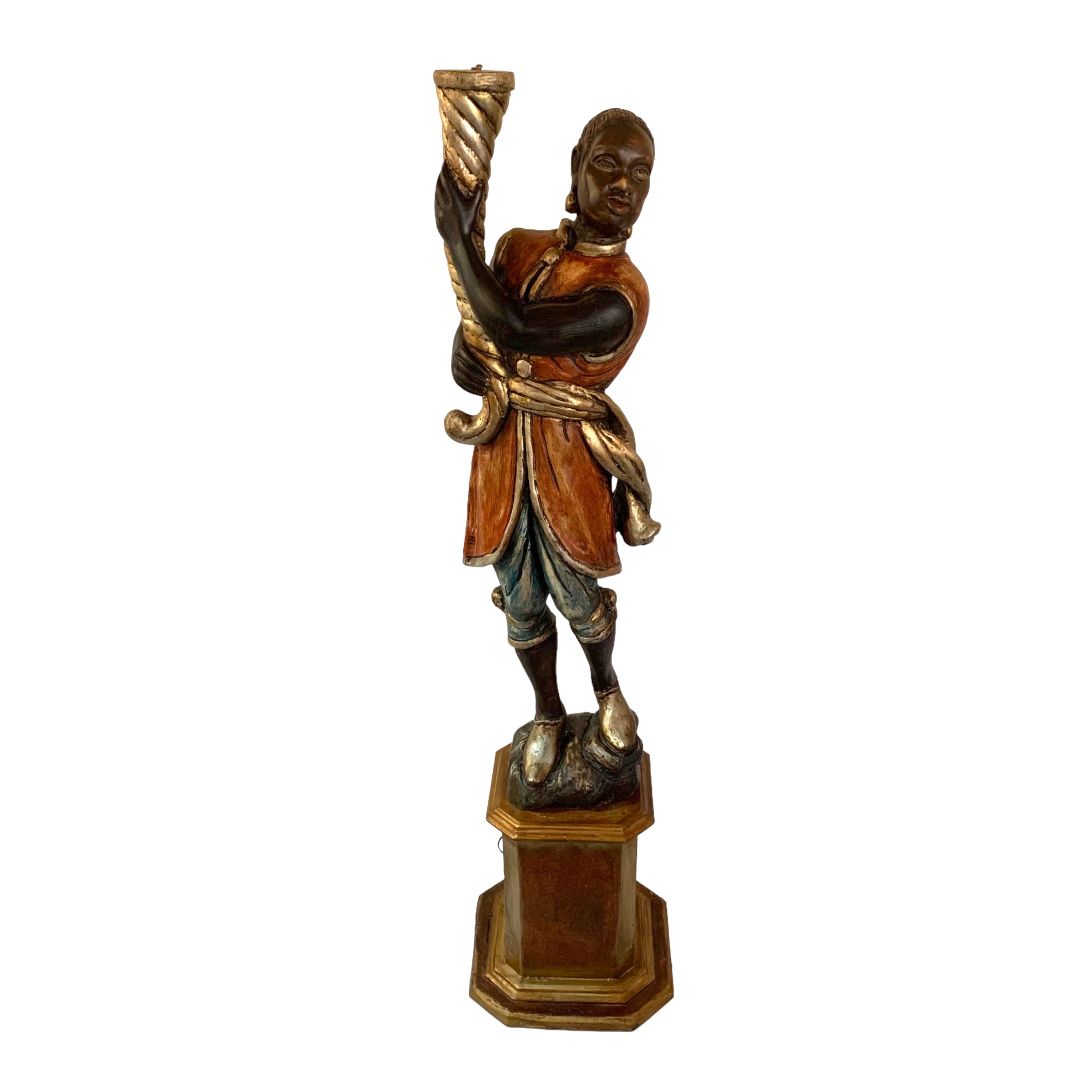 Figura de madera &quot;Veneciana&quot; SXIX