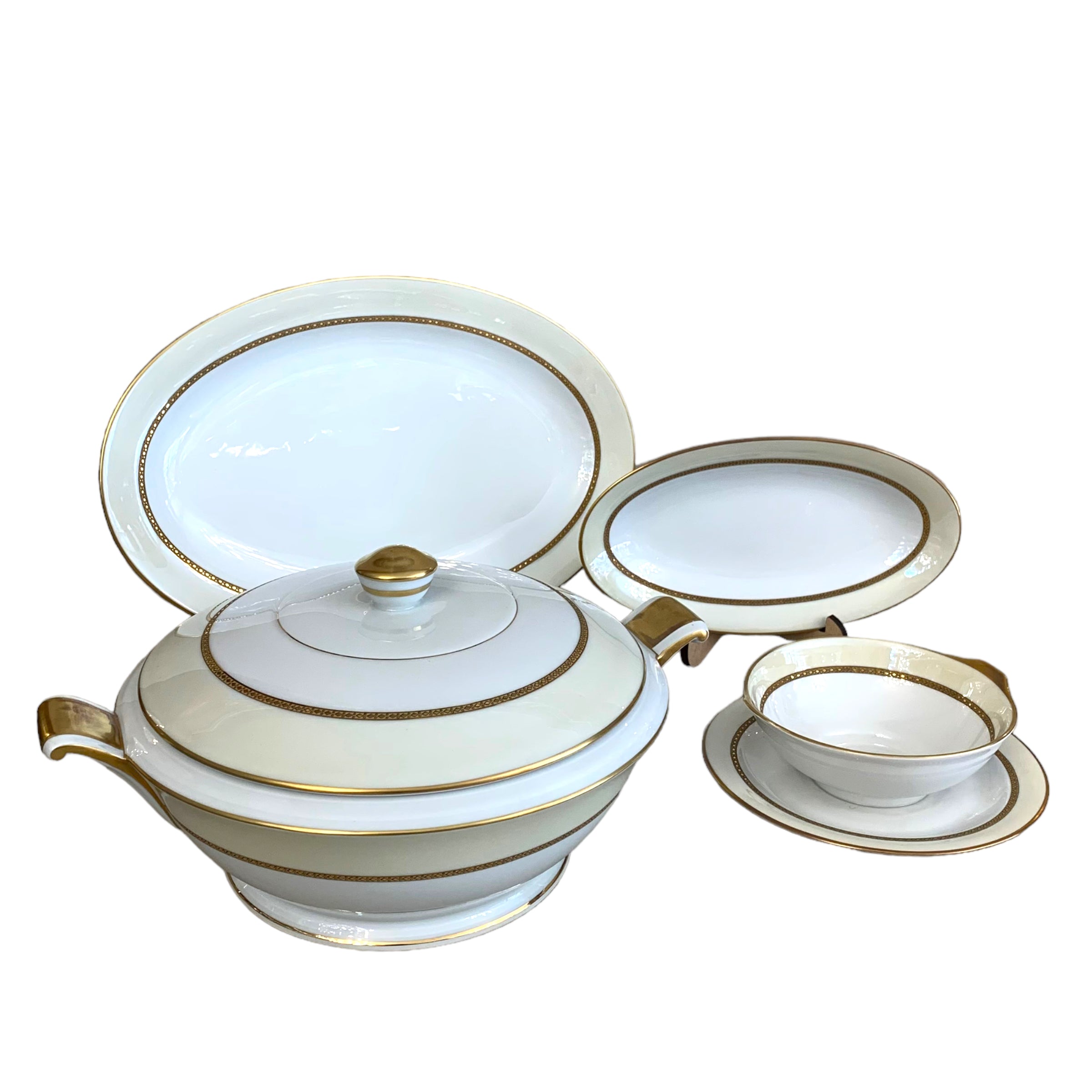 Vajilla de porcelana francesa Limoge "CHASTAGNER" SXX