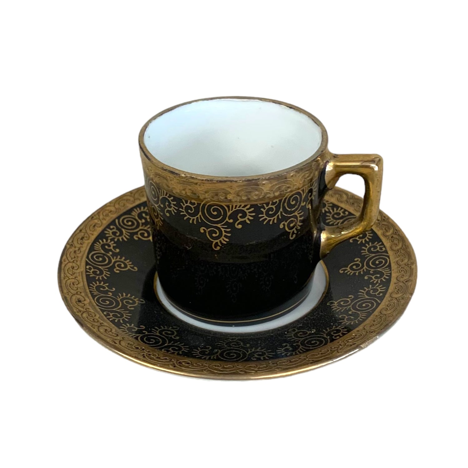 Taza para moka porcelana francesa. SXIX