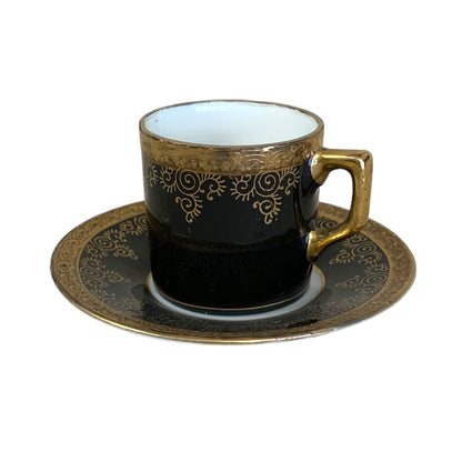 Taza para moka porcelana francesa. SXIX