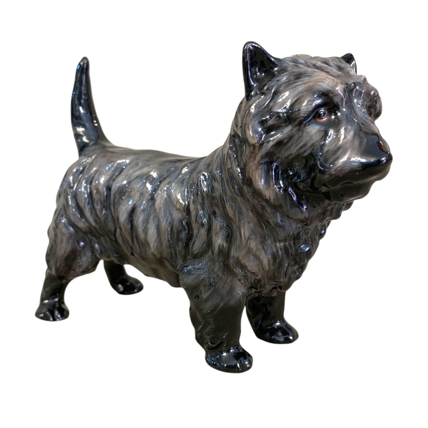 Perro de porcelana inglesa Royal Doulton. SXX