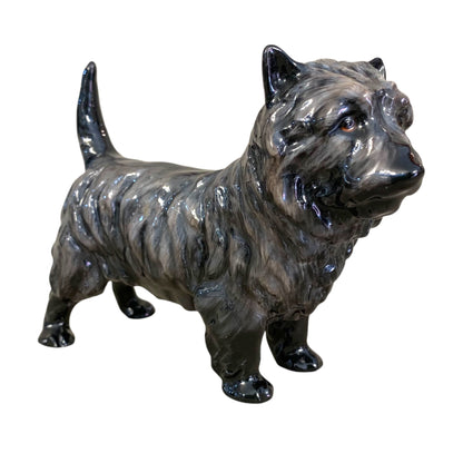 Perro de porcelana inglesa Royal Doulton. SXX