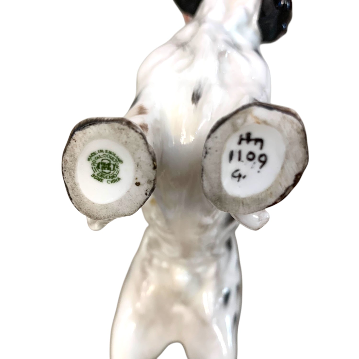 Perro de porcelana inglesa Royal Doulton. SXX