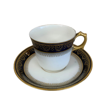 Taza francesa limoges de café. SXIX