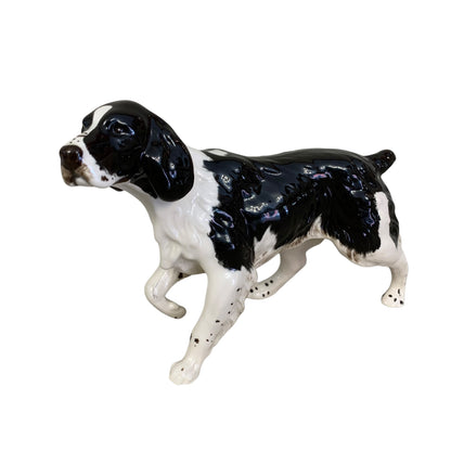 Perro de porcelana inglesa Royal Doulton. SXX