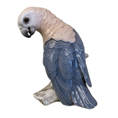 Figura cacatua danesa Royal Copenhagen. SXIX