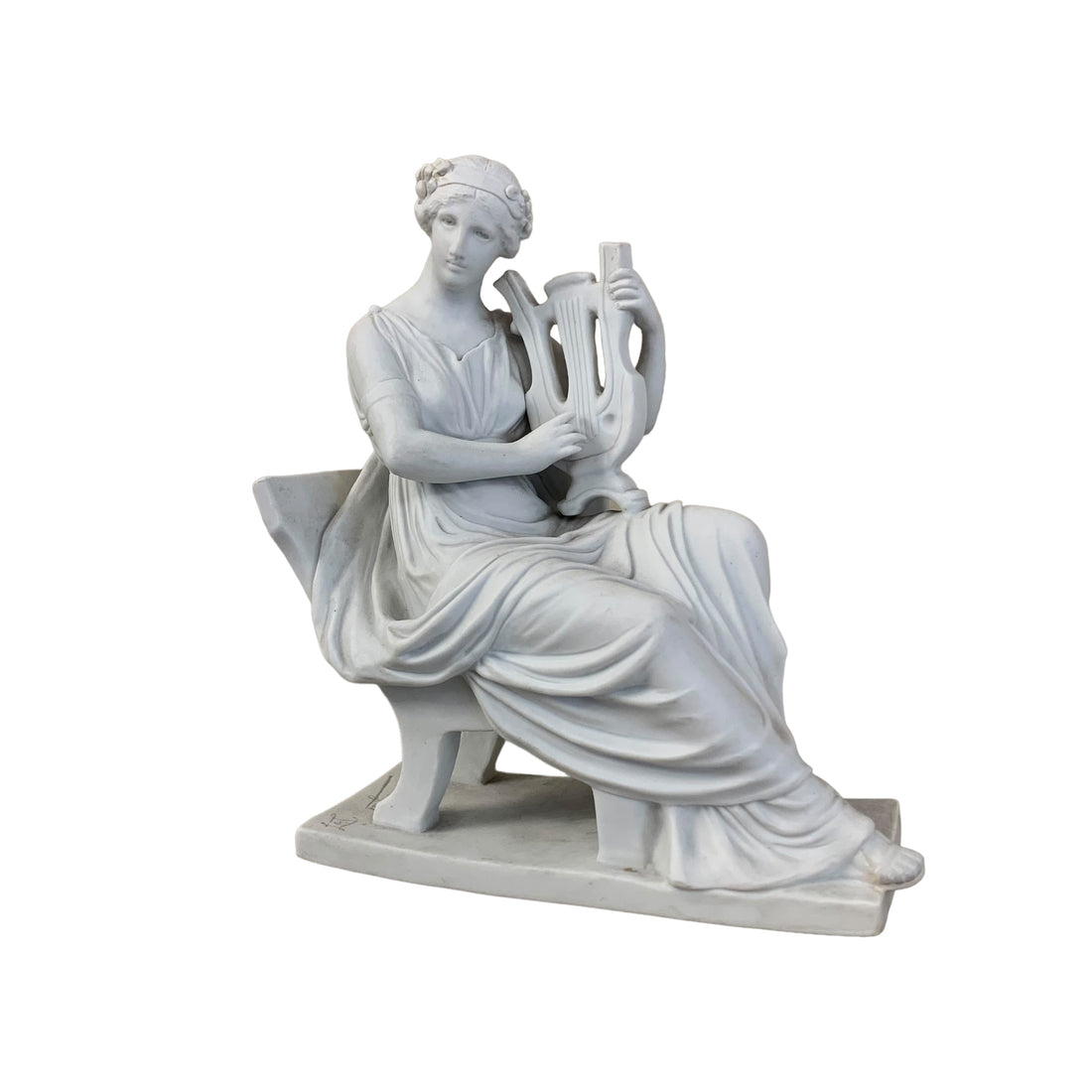 Figura de porcelana Bisque firmada Sevres. SXIX
