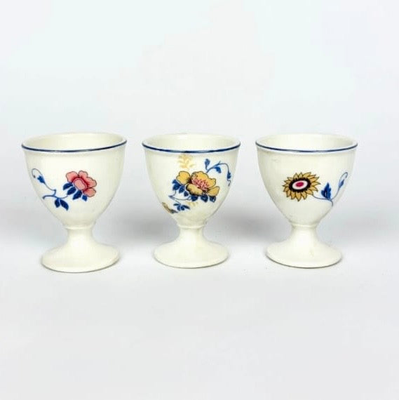 Magnifica vajilla de porcelana francesa Limoges de margaritas. Francia SXIX