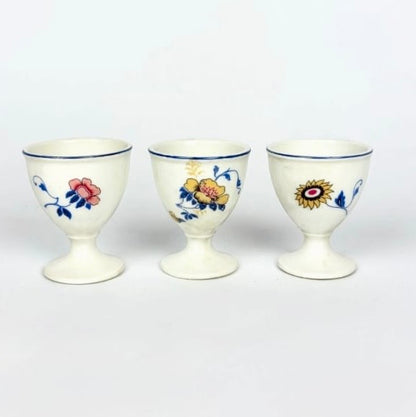 Magnifica vajilla de porcelana francesa Limoges de margaritas. Francia SXIX