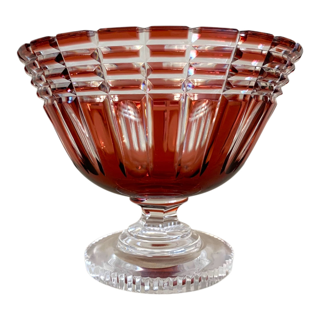 Centro de mesa ART-DECO cristal. SXX