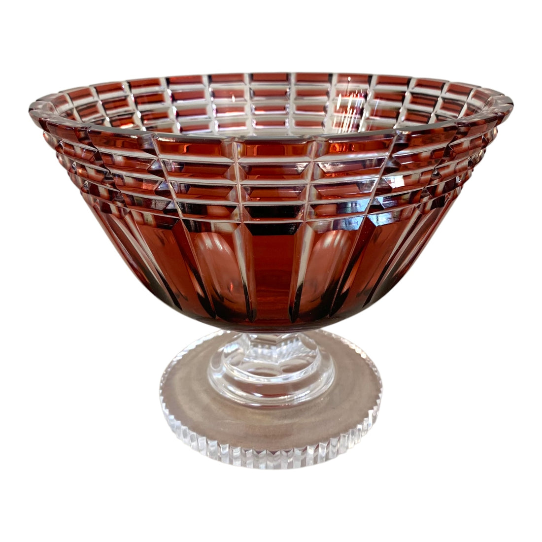 Centro de mesa ART-DECO cristal. SXX