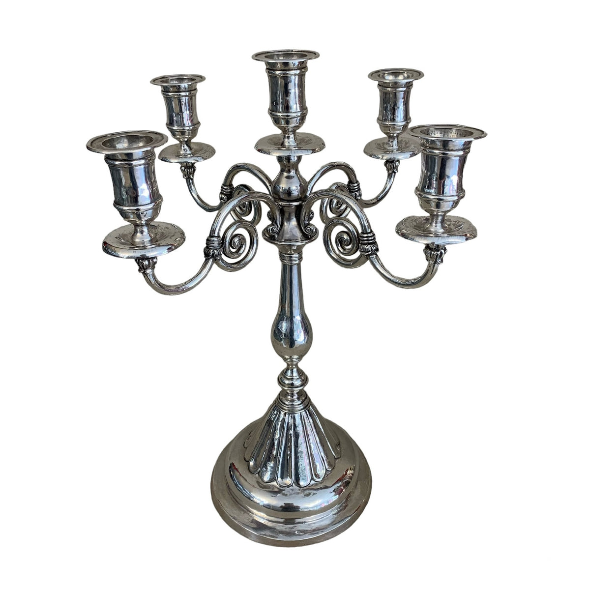 Candelabro De Metal Con Forma De Piña - Decoración Rústica Para Velas, Ideal Para Navidad, Otoño O Bodas